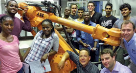 UJ students visit IMP Automation.